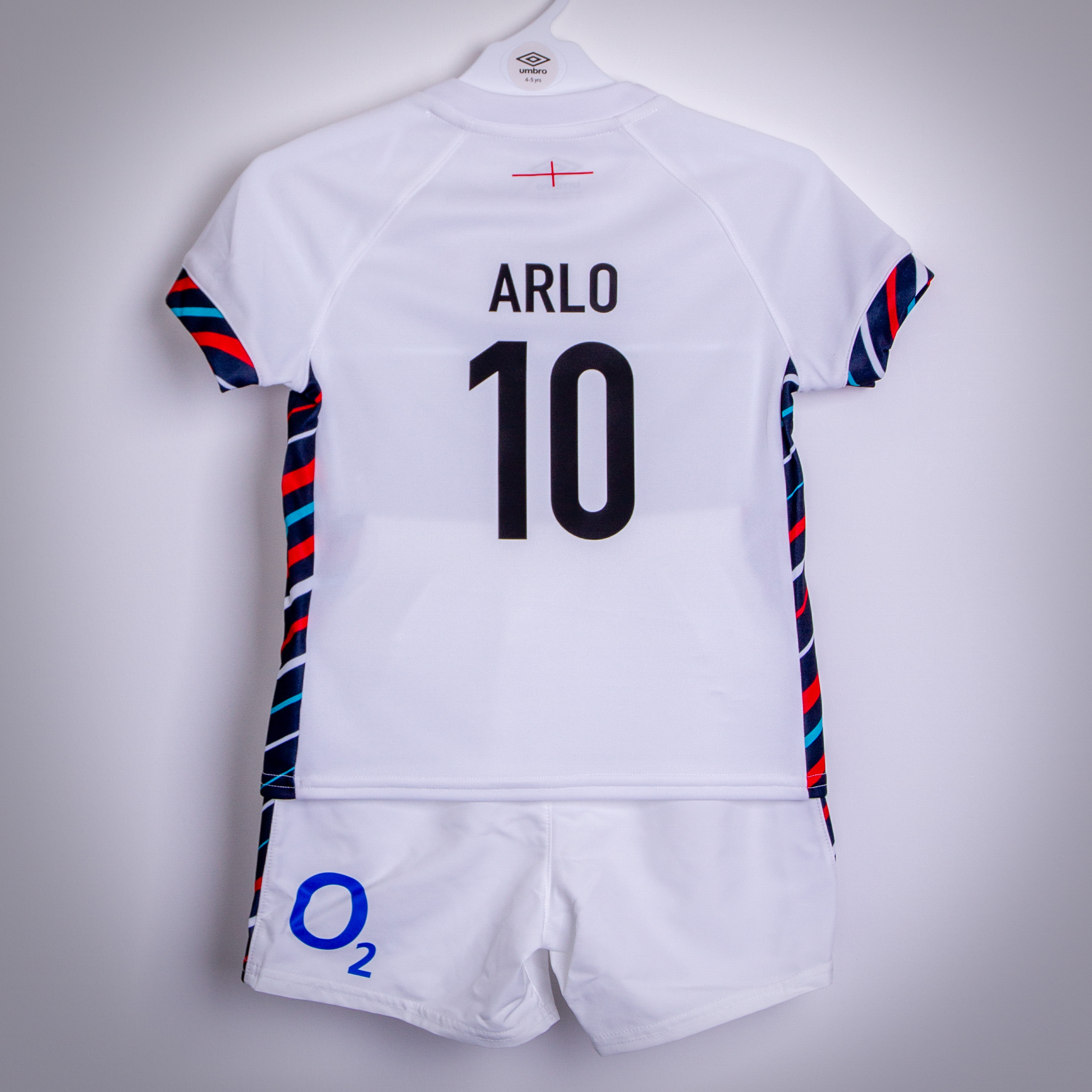 Personalised kids rugby kit