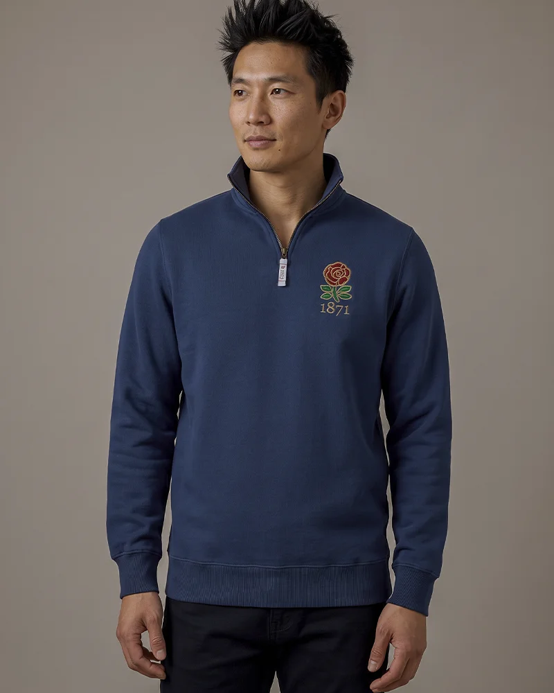 R1823 England 1871 Half Zip Sweatshirt