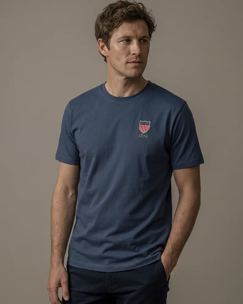 R1823 USA 1874 Pure Cotton T-Shirt